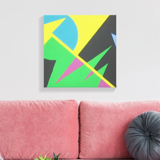 Points of Balance Canvas Afdruk (Insitu (Woonkamer))