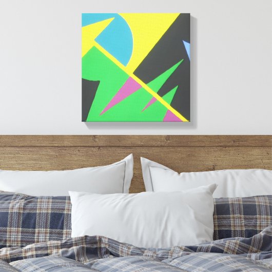 Points of Balance Canvas Afdruk (Insitu (Slaapkamer))