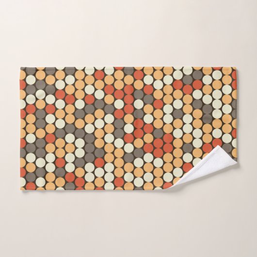 Points orange (Serviette à main)