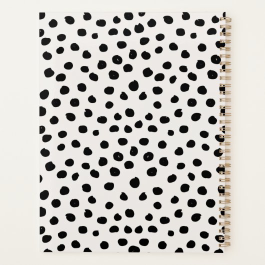 Points posters de animaux Noir Et Blanc Dalmatie (Dos)