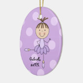 Points pourpres et ornement pourpre de Noël de (Gauche)