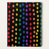 Points Rainbow Candy sur noir (Dos)