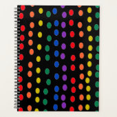 Points Rainbow Candy sur noir (Devant)