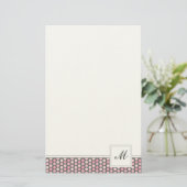 Points rose et gris Papeterie Motif (Debout devant)