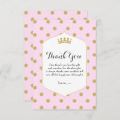 Points rose et or Royal Crown Princess Merci (Devant / Derrière)