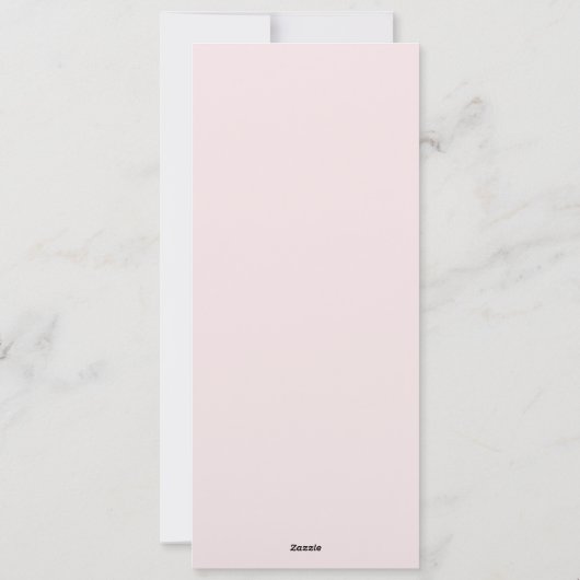 Points roses Confetti Gold Mariage Kraft Menu (Dos)