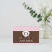 Points roses et Brown et carte de maman de rayures (Debout devant)