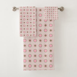 Points roses et olive