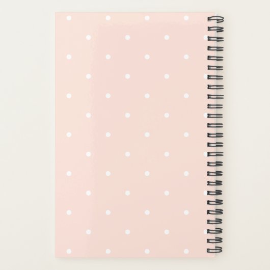 Points roses et typographie noire | Objectif Gette (Dos)