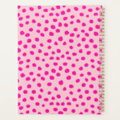 Points roses Preppy Points Posters de animaux mode (Dos)