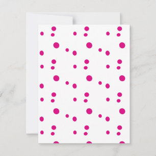 Points roses sur carte de Saint-Valentin d'amour b