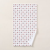 Points rouges (Serviette à main)