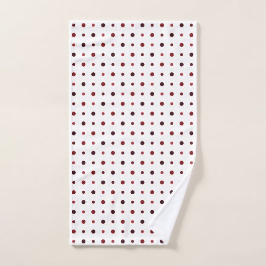 Points rouges (Serviette à main)