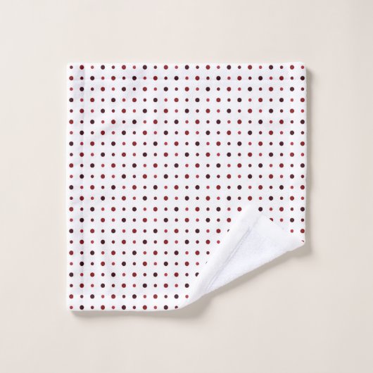Points rouges (Gant de toilette)