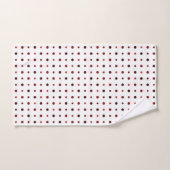 Points rouges (Serviette à main)