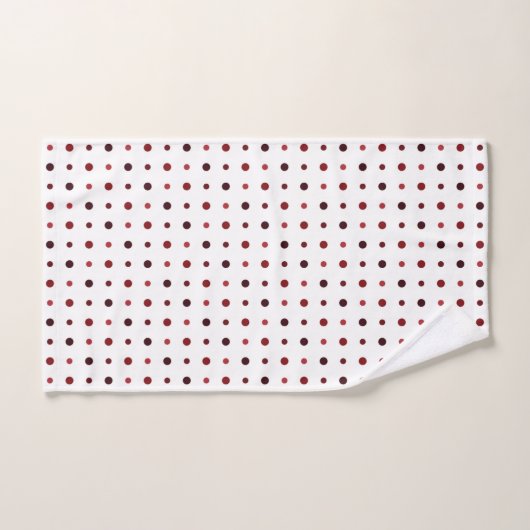 Points rouges (Serviette à main)