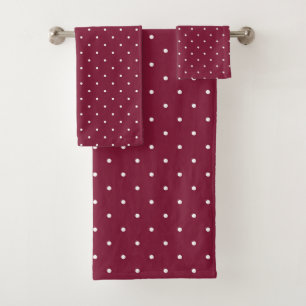 points rouges et blancs