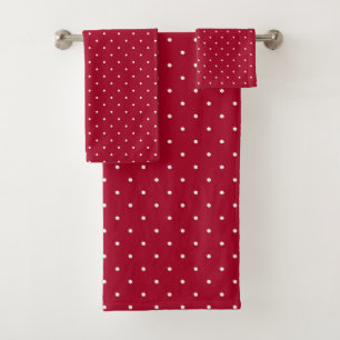 points rouges et blancs