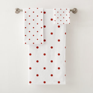 points rouges et blancs de dinde