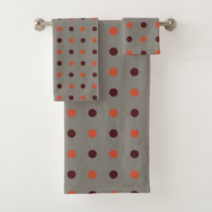 Points rouges et orange
