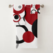 Points rouges, gris et noirs (En situation)