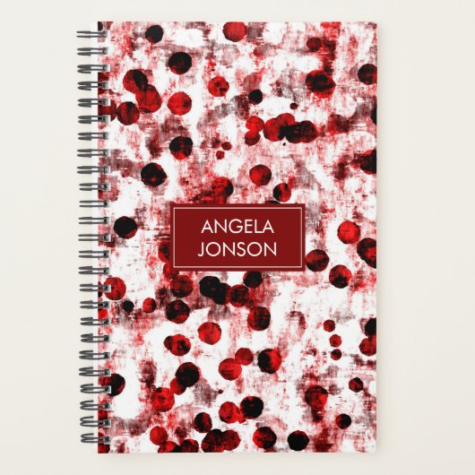Points rouges monogrammes (Devant)