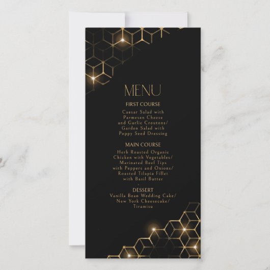 Points saillants 10e anniversaire Gold Menu ID1165 (Devant)