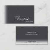 Points simples de carte de visite d'orthodontiste (Devant / Derrière)