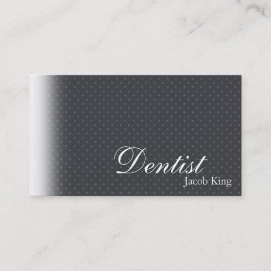 Points simples de carte de visite d'orthodontiste (Devant)
