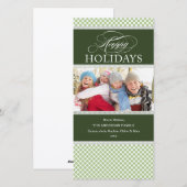 POINTS SOPHISTIQUÉS | CARTE PHOTO DE FÊTES (Devant / Derrière)