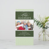 POINTS SOPHISTIQUÉS | CARTE PHOTO DE FÊTES (Debout devant)