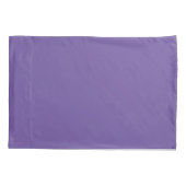 Points teal sur taie d'oreiller violette (Dos)