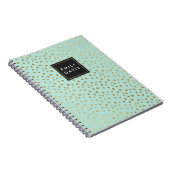 Points verts et Gold de la menthe | Carnet (Côté Droit)