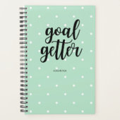 Points verts et typographie noire | But Getter (Devant)