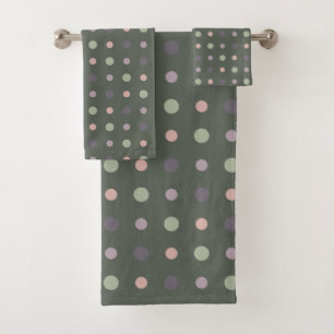 Points verts, roses, violets, bleus