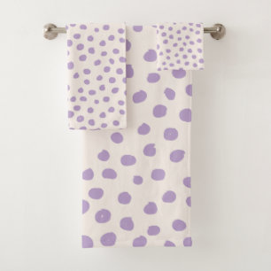 Points violets Préppy Points Posters de animaux m