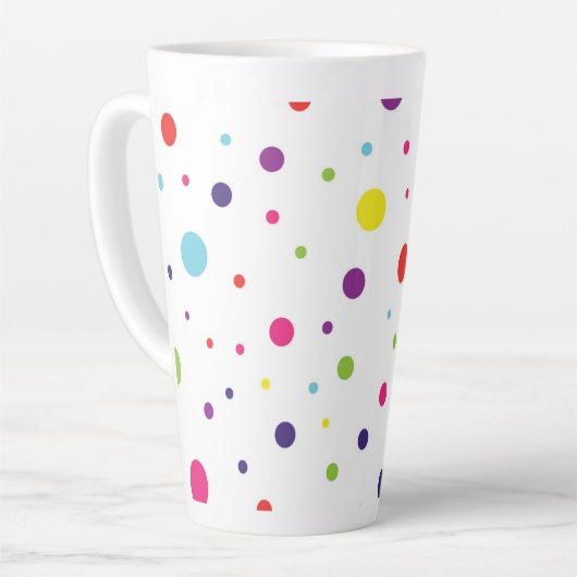 Points Whimsical Latte Mug (Angle gauche)