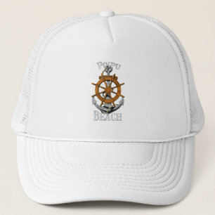 Poipu Beach Hawaii Vacation Nautical Anchor Helm S Trucker Pet