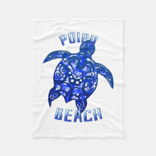 Poipu Beach Hawaii Vakantie Tribale Schildpad Fleece Deken
