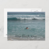 Poipu Beach Kauai Briefkaart (Voorkant / Achterkant)