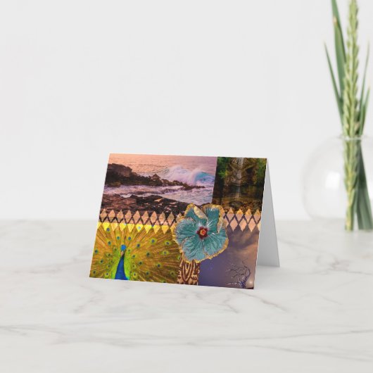 Poipu Sunrise, Kauai Hawaiian Collage (Devant)