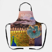 Poipu Sunrise, Kauai Hawaiian Collage Schort (Voorkant)