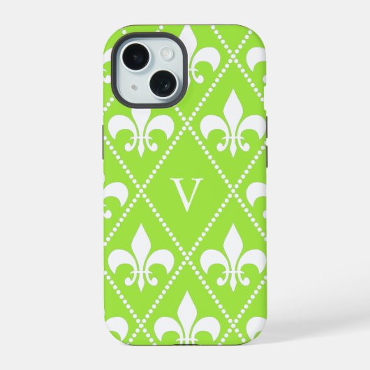 Poire Fleur de Lis avec monogramme (Verso)