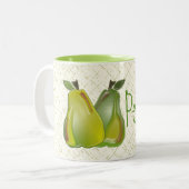 Poires 3D (WC) Mug (Devant gauche)