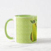 Poires texturées (chaux) Mug (Gauche)