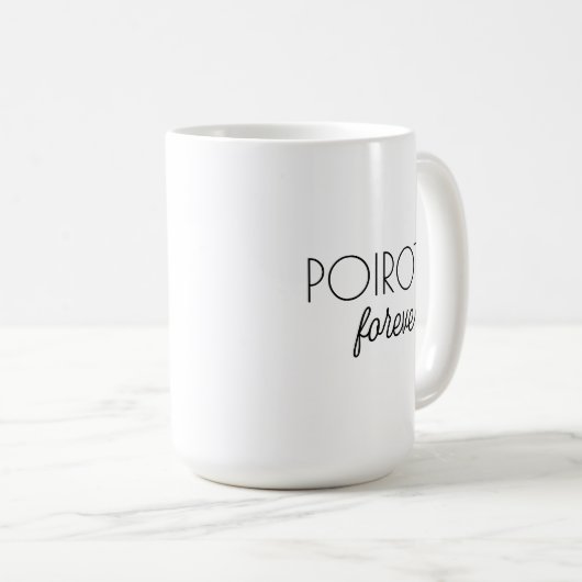 Poirot Forever Mug (Devant droit)