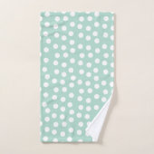 Pois à la menthe verte (Serviette à main)