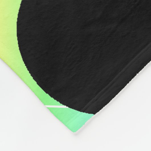 Pois arc-en-ciel et noirs et couverture de rayures (Coin)