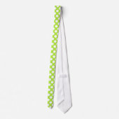 Pois blanc vert - cravate (Dos)