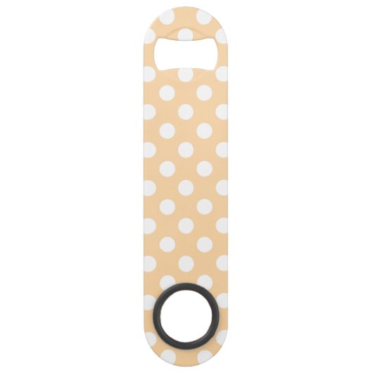 Pois blancs sur beige (Devant)
